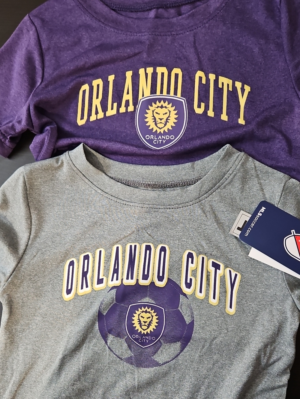 Orlando City Youth Short-Sleeve Tee - Purple & Gray